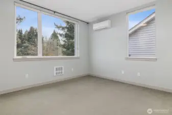 2nd floor - Large second bedroom with large windows