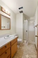 Daylight basement 3/4 bath