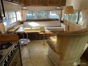 Plenty of windows up front to let the sunshine in!