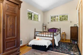 The cozy bedroom nook