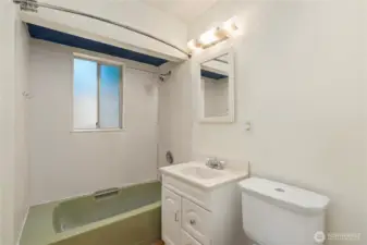 Full bath on main floor