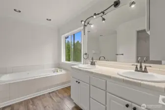 Spa-Like Primary Suite with 5-Piece Bath & Walk-In Closet