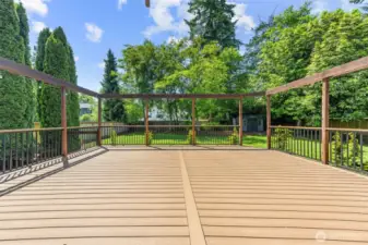 Extended Backyard Deck