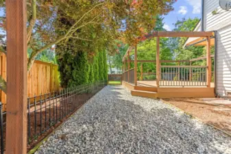 Side Gravel Perfect for a dog run & more!