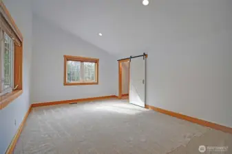Guest Bedroom w/ Vaulted Ceiling and Walk-in Closet~