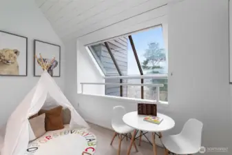 This is another office or play area off the primary.