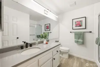 Primary suite bathroom
