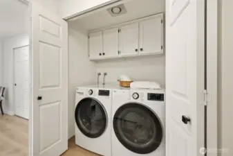 Laundry with new 2025 washer and dryer