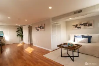 Bight and inviting daylight basement can be use as an additional bedroom, office, tv room, playroom, you decide.