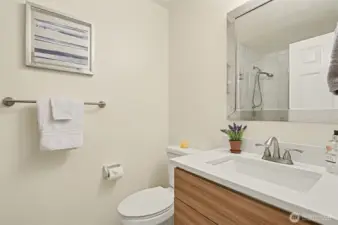 Updated main floor 3/4 bath