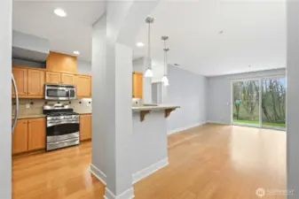 Kitchen & Living Room