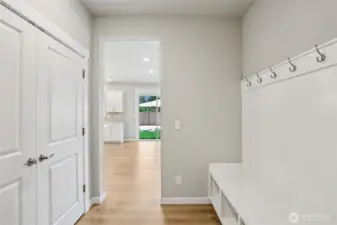 Handy mud room off garage with ample storage!