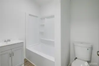 Upper full bath #1.