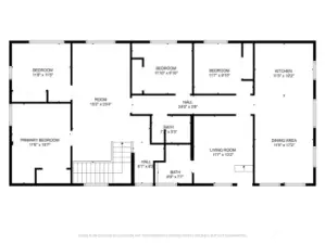 Upper floor layout