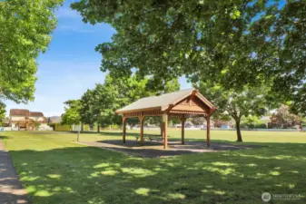 This park is located in the next block south.