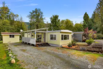 Great little home with ample parking space and gardening areas.