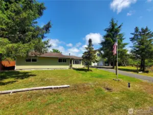 Driveway from ensign.