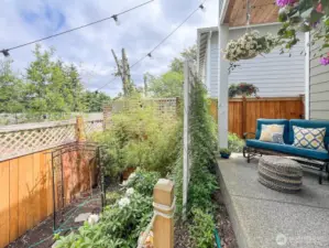 Patio and rear Garden