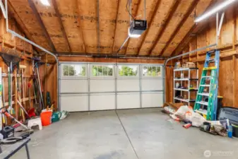 2-car garage.