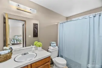 Full bath off primary bedroom.