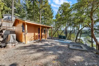 Gather Around the Lakeside Fire Pit
