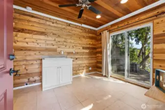 Finished Outbuilding Interior