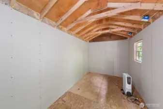 Finished Shed Interior