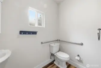 Downstairs bathroom.