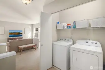 Upstairs laundry