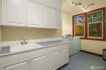 Large Laundry off Primary with abundant storage