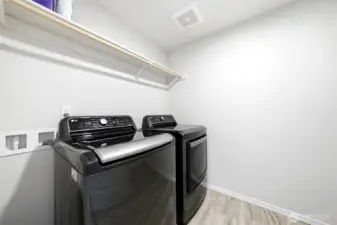 Upstairs Laundry Room Conveniently Close To Bedrooms