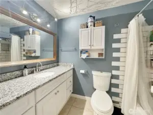 Updated Upstairs guest bath