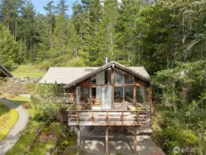 Two bedroom, 2 bath guesthouse.