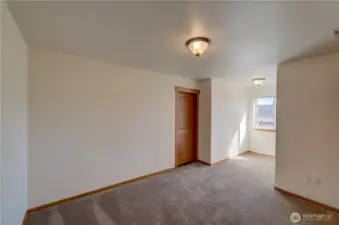Upstairs Bedroom 1 & Walk-In Closet Door