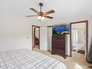 Primary Suite with walk-in closet