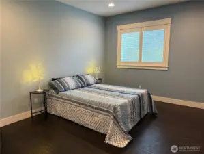 Large primary also features walk in closet and 5 pc bath