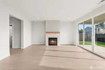 Picture of previously built home in community and is for illustrational purposes only. Actual plans and spec will vary. Some features shown are upgrades.