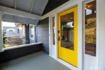Covered Front Porch *Ext. paint colors may very, repainted Sept. 2025