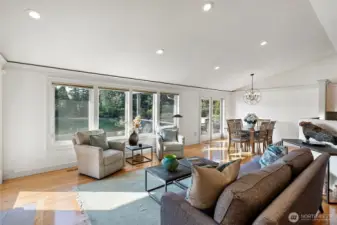 Open Concept with vaulted ceilings