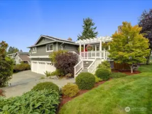 Fabulous Finn Hill home with great views and solar panels for low energy costs.
