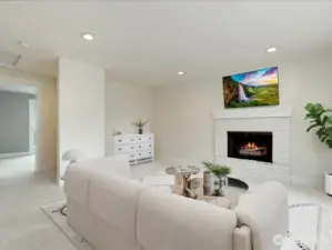 Front Flex room.  Virtually Staged