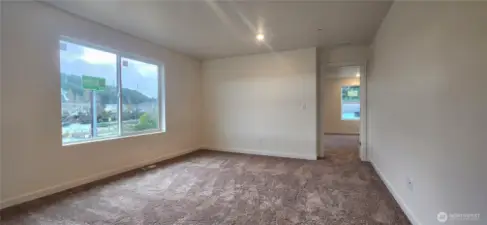 Loft at top of stairs.