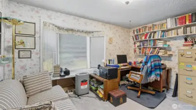 Bedroom #3 has been used as an office.