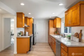 Ample counter space.