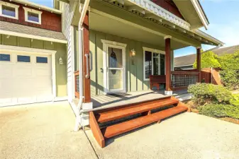 Covered front porch