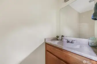 Half Bathroom on lower floor
