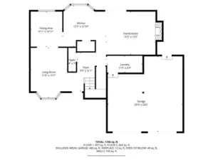 Floor Plan 1 -Lower area