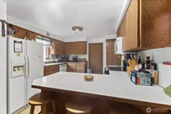 Main Level Kitchen ,virtually staged