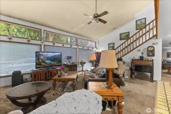 Main Level Living Room,virtually staged