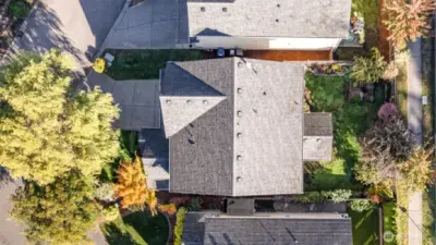 Stunning aerial view highlights the full beauty and layout of this exceptional property.